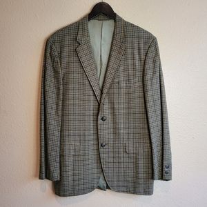 50s Green Plaid Sports Coat